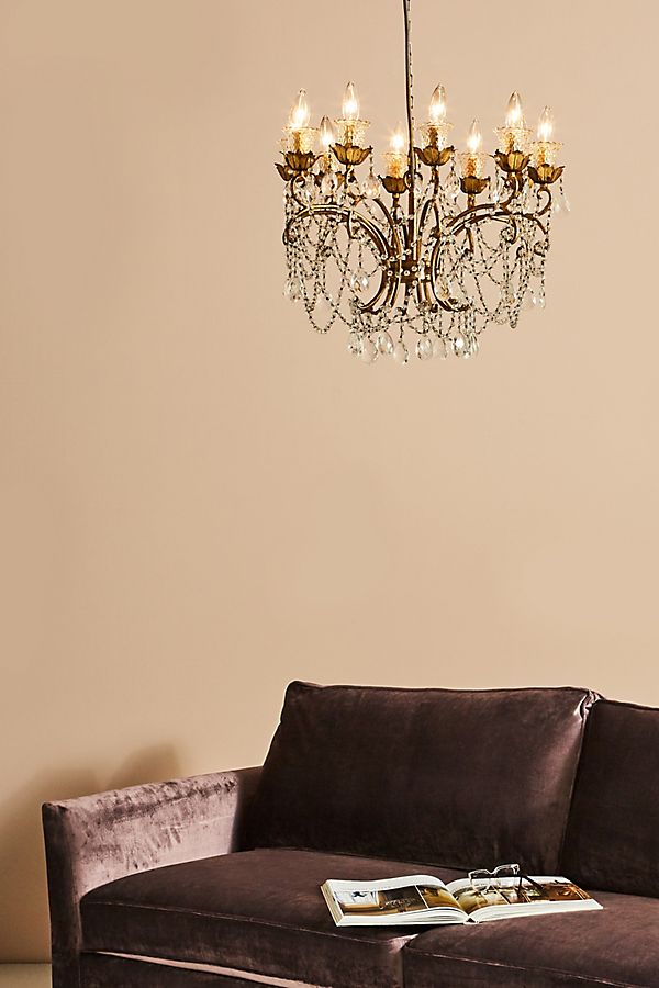 Slide View: 1: Osborn Glass Chandelier