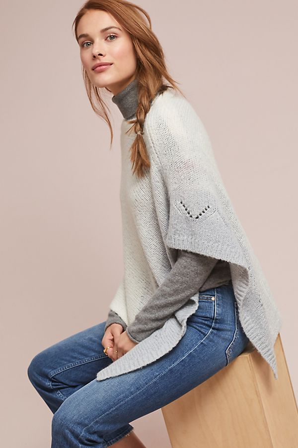 Slide View: 1: Jasmin Colorblocked Poncho