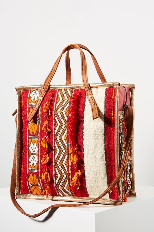 En Shalla Square Tapestry Bag | Anthropologie