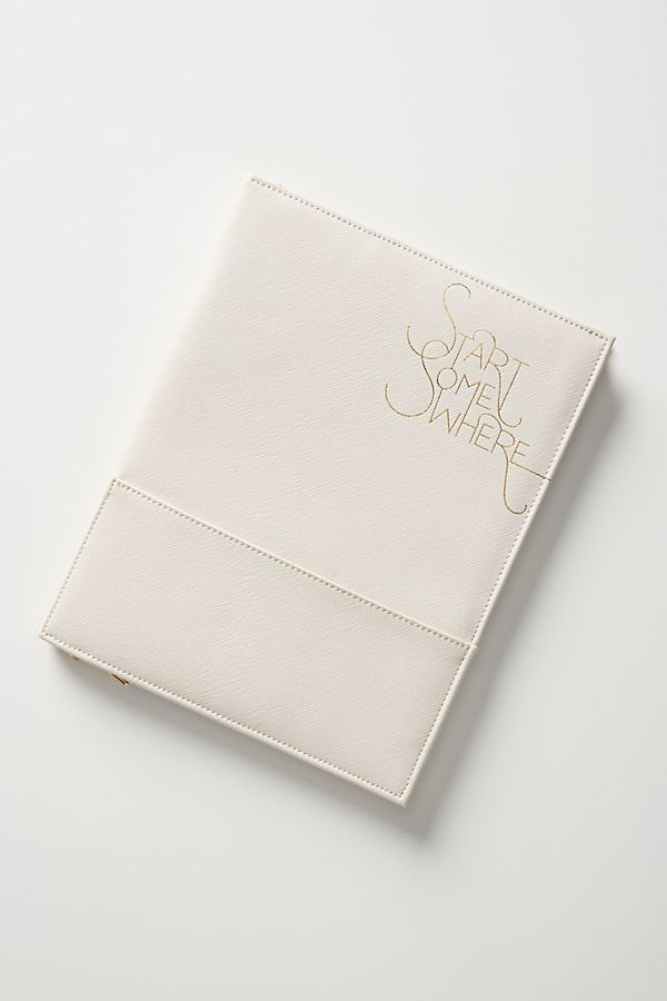 Slide View: 1: Start Somewhere Padfolio