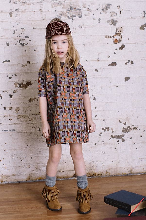 Slide View: 1: Marin + Morgan Jacquard Samira Dress