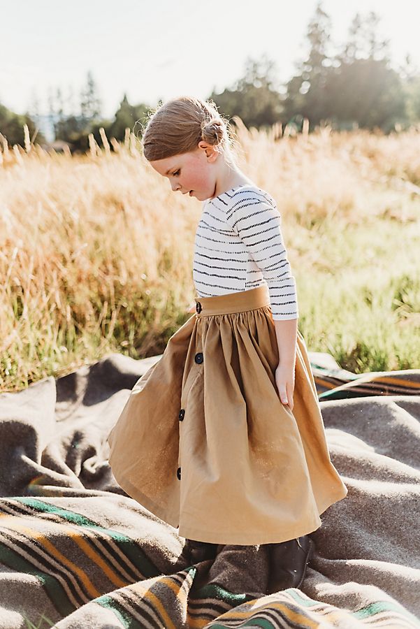 Slide View: 1: Lola & Stella Midi Skirt