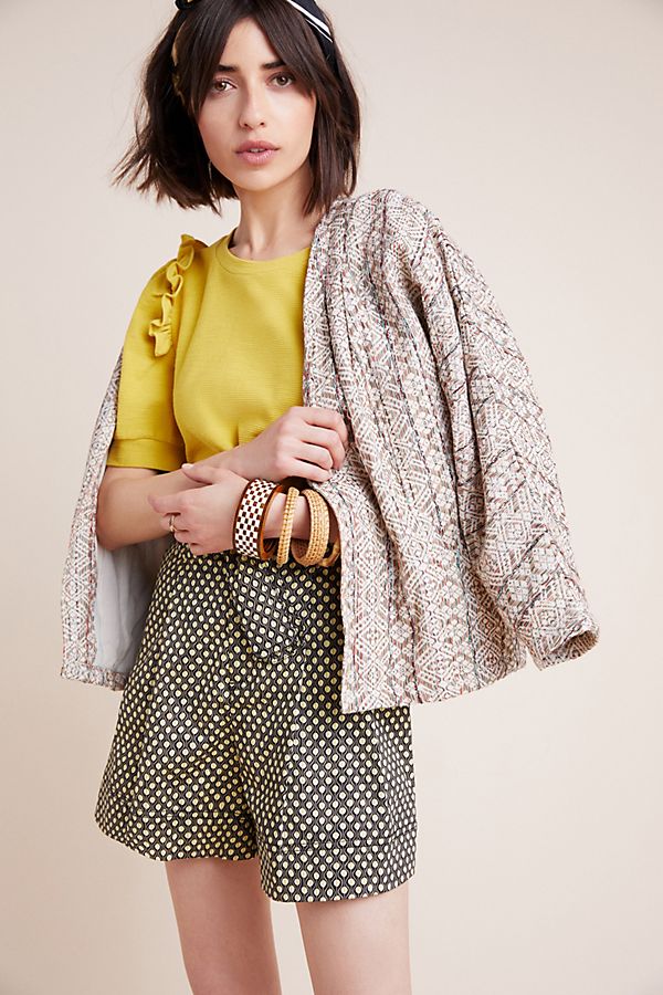 Slide View: 1: Marloe Wide-Leg Shorts