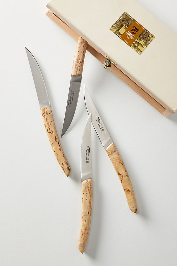 Slide View: 1: Birch Steak Knives Gift Set