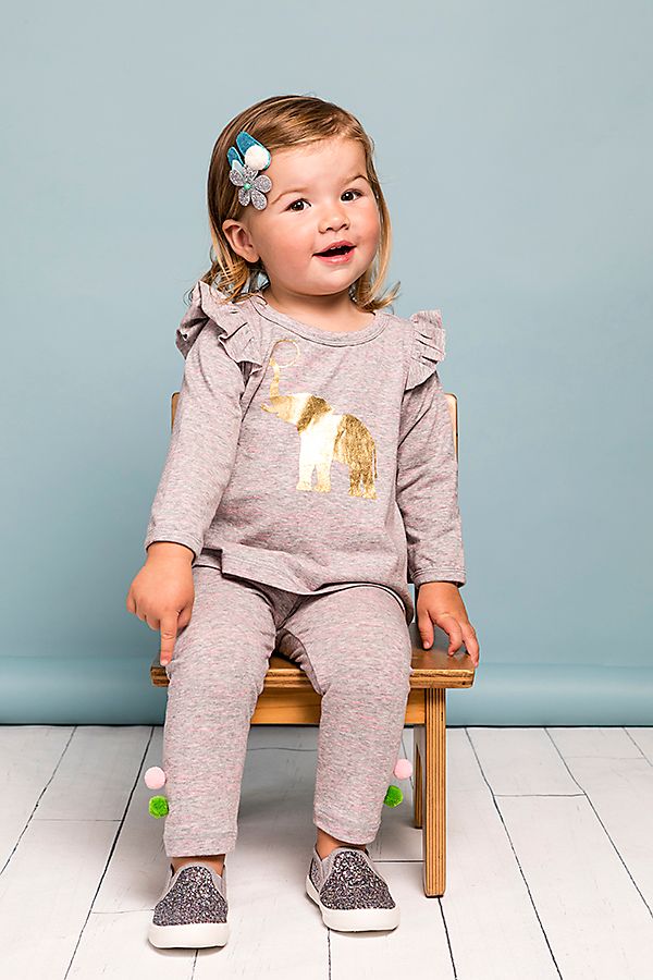 Slide View: 1: Everbloom Elephant Baby Tee