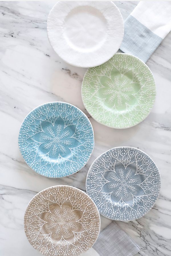 Slide View: 1: Viva by Vietri Lace Dinner Plate