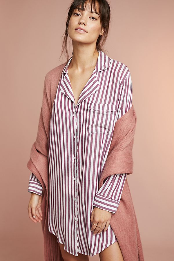 Slide View: 1: Rails Acadia Striped Sleep Shirt