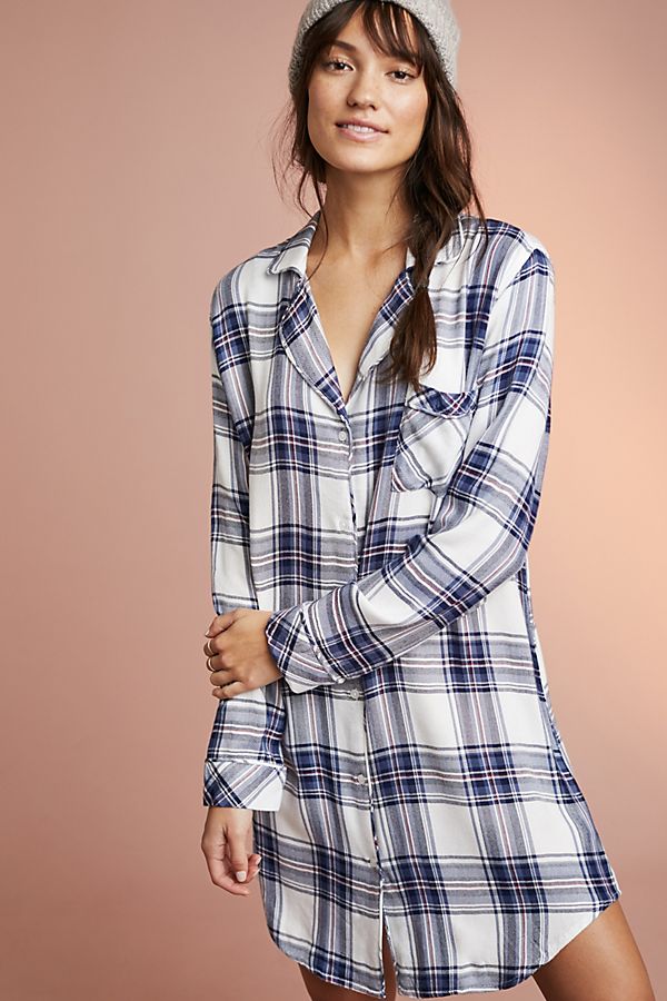 Slide View: 1: Rails Plaid Sleep Shirt