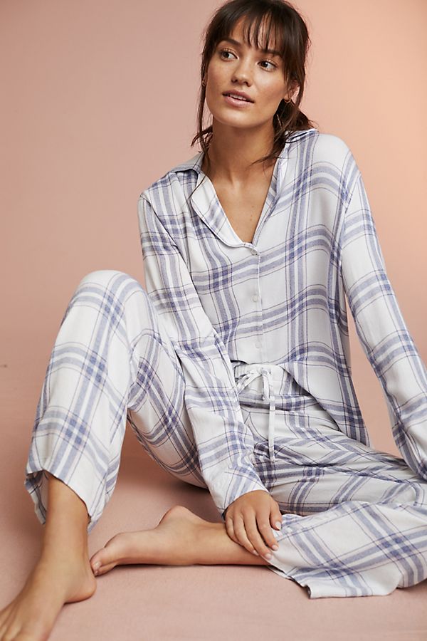 Slide View: 1: Rails Pocono Plaid Sleep Set