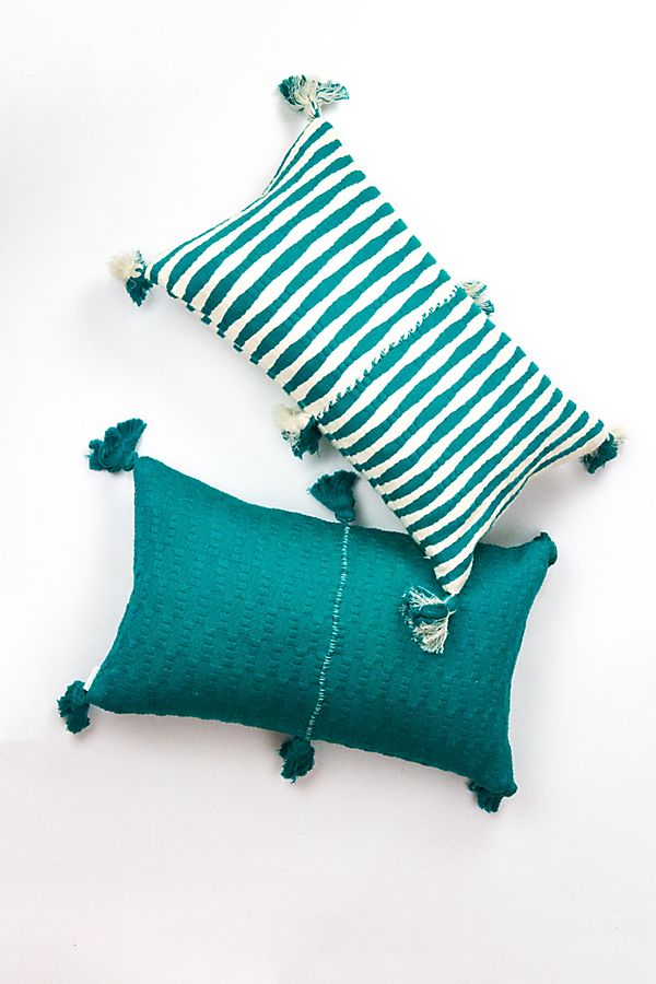 Slide View: 1: Archive New York Deep Jade Antigua Pillow