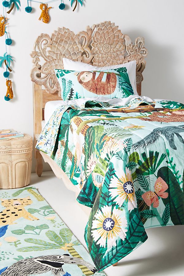 Slide View: 1: Rebecca Jones Tropical Kids Quilt
