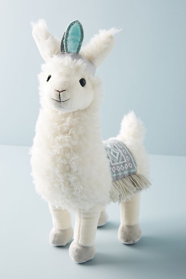 Slide View: 1: Lucy the Llama Stuffed Animal