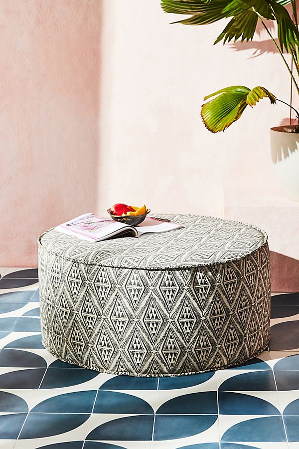 Slide View: 1: Clive Indoor/Outdoor Ottoman