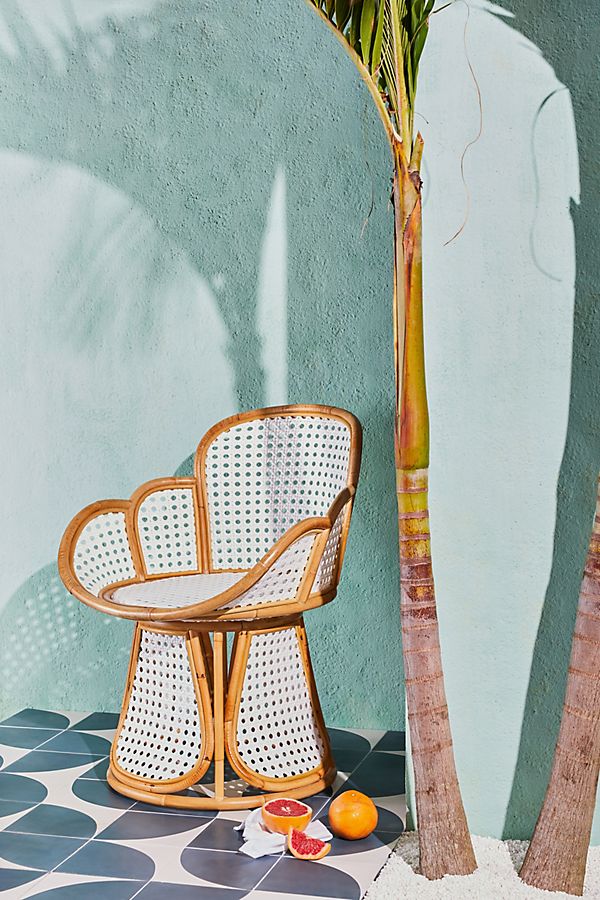 Slide View: 1: Julissa Rattan Chair