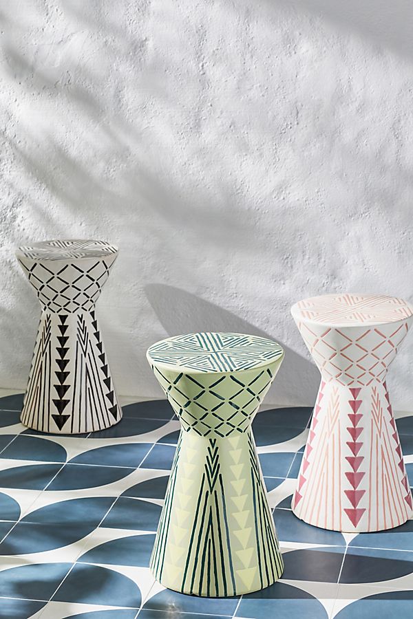 Slide View: 2: Seeded Indoor/Outdoor Stool
