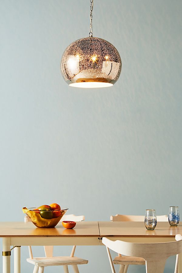 Slide View: 1: Pierced Metal Pendant