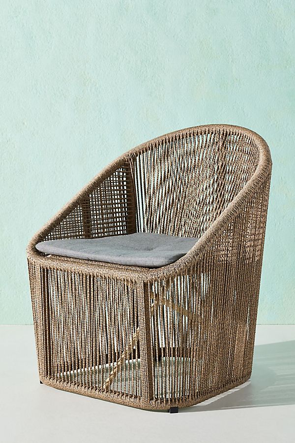 Slide View: 1: Roped Dining Chair