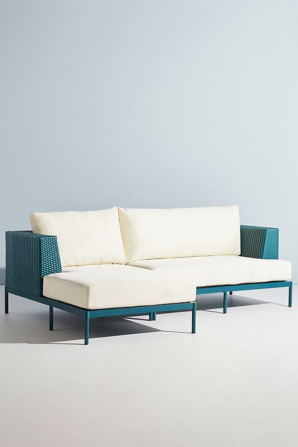 Slide View: 2: Palm Springs Indoor/Outdoor Chaise Sectional, Left