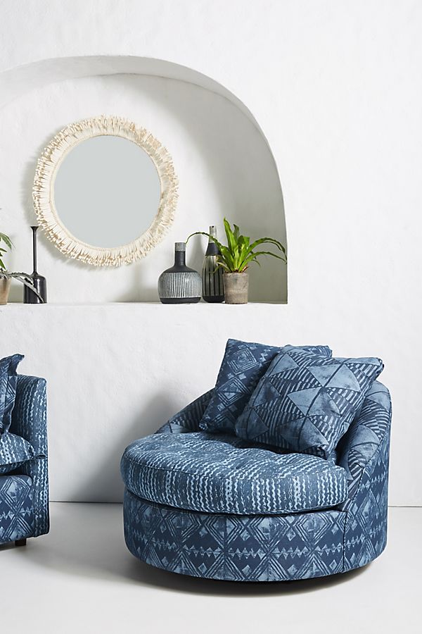 Slide View: 1: Harrison Barwick Swivel Chair