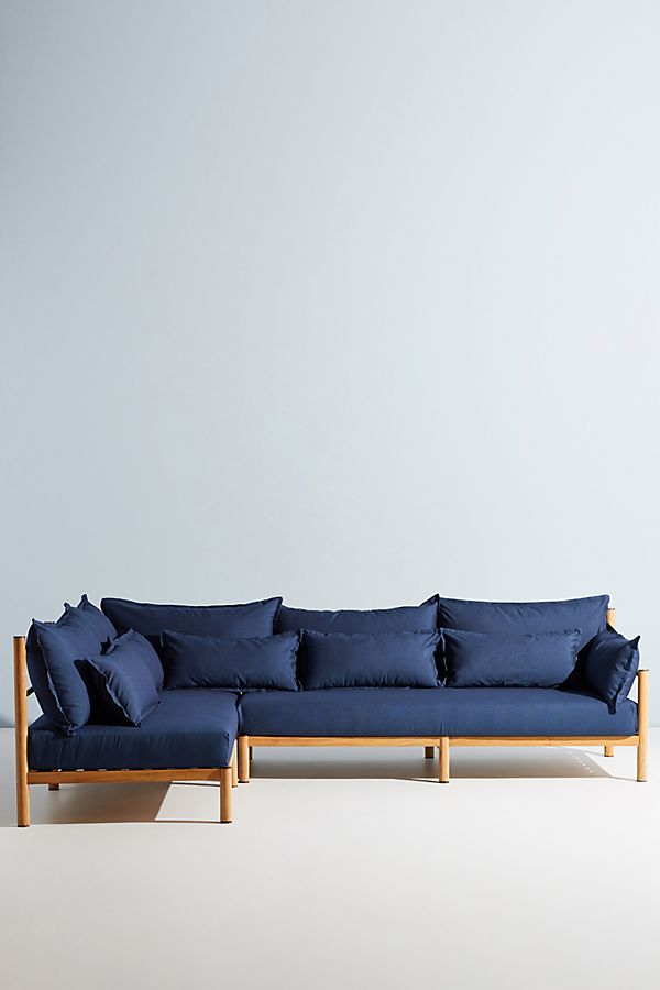 Slide View: 1: Alexandra Indoor/Outdoor Chaise Sectional, Left
