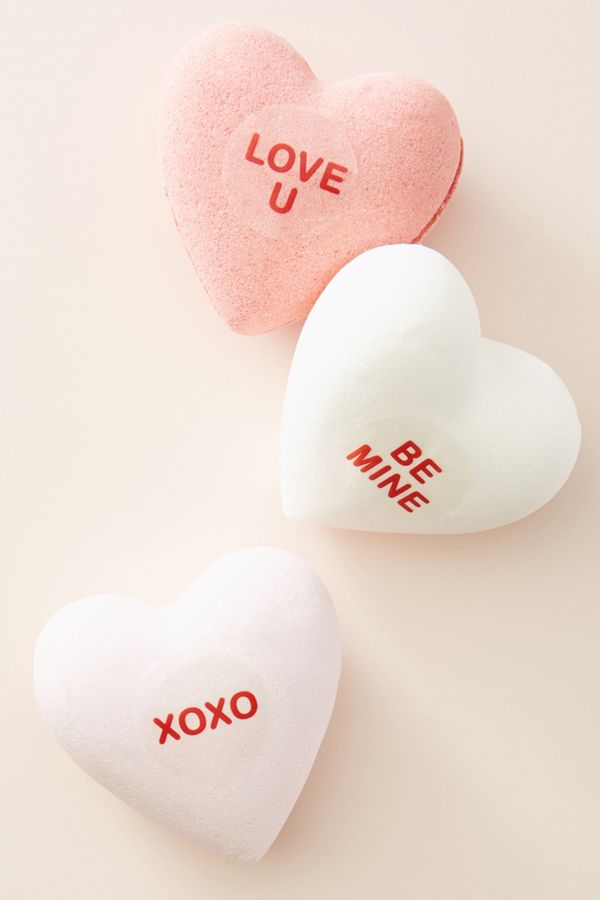 Slide View: 2: George & Viv Conversation Heart Bath Bomb