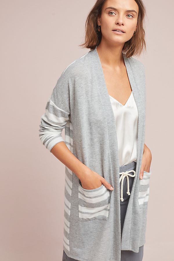 Slide View: 1: Brently Striped Cardigan