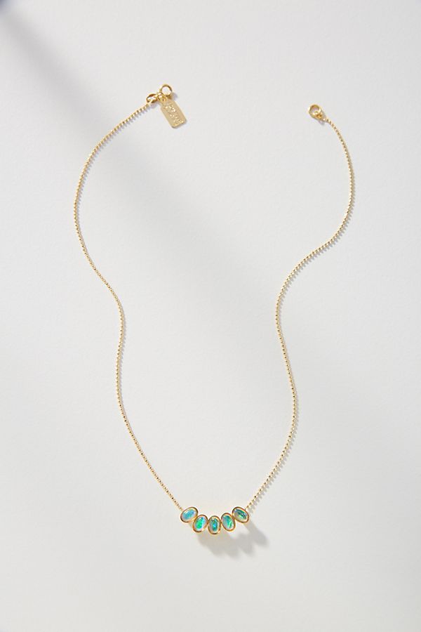 Nikki Opal Pendant Necklace | Anthropologie