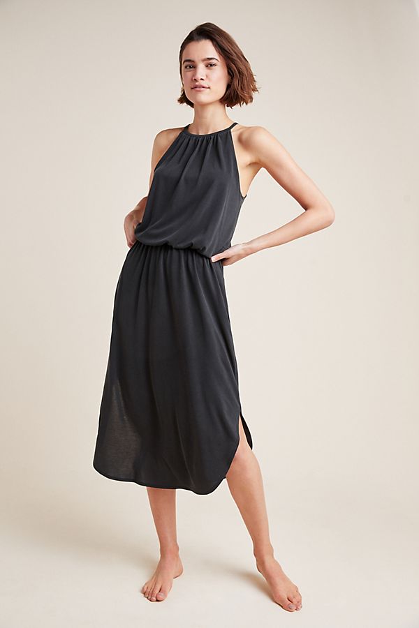Slide View: 1: Cupro Midi Dress