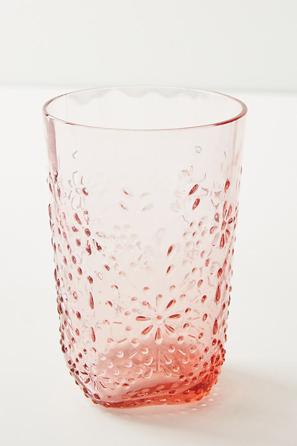 ANTHROPOLOGIE VISTA JUICE GLASS BY ANTHROPOLOGIE IN PINK SIZE JUICE,51654408