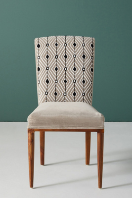 AnthropologieElza Diamond Dining Chair By Anthropologie in Grey DailyMail