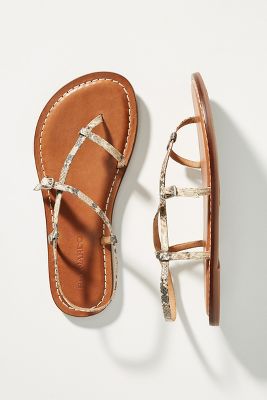 BERNARDO BERNARDO LEXI SNAKE SANDALS,55007405