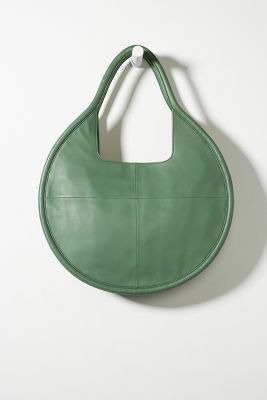 Anthropologie Julien Leather Tote Bag In Green ModeSens