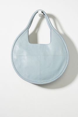 Anthropologie Julien Leather deals tote Bag in Moss Green