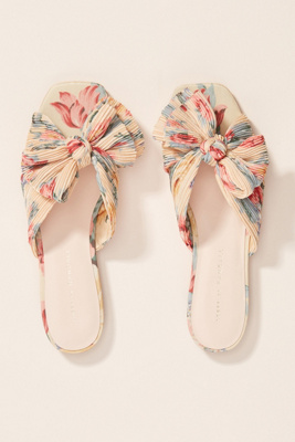 Loeffler Randall Daphne Knotted Bow Slide Sandals In Assorted