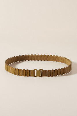 Anthropologie Tabitha Stretch Belt In Beige