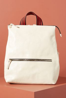 Clare V. Remi Backpack - White