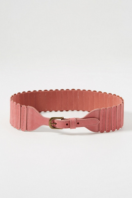 Anthropologie Tabitha Wide Stretch Belt In Pink | ModeSens display picture 1