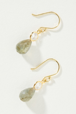 Serefina Zelda Drop Earrings In Grey