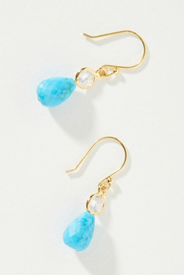 Serefina Zelda Drop Earrings In Blue