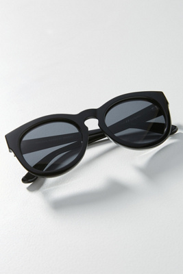 Le Specs Jealous Games Cat-eye Sunglasses In Black