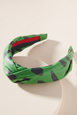 Clare V . For Anthropologie Sabine Headband In Green | ModeSens display picture 1