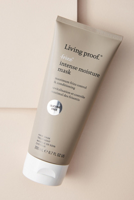 Living Proof No Frizz Intense Moisture Hair Mask 6.7 oz/ 200 ml In Grey
