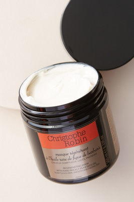 Christophe Robin Rare Prickly Pear Seed Oil Regenerating Hair Mask, 250 ml In Orange