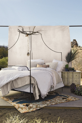 Campaign Canopy Bed | Anthropologie