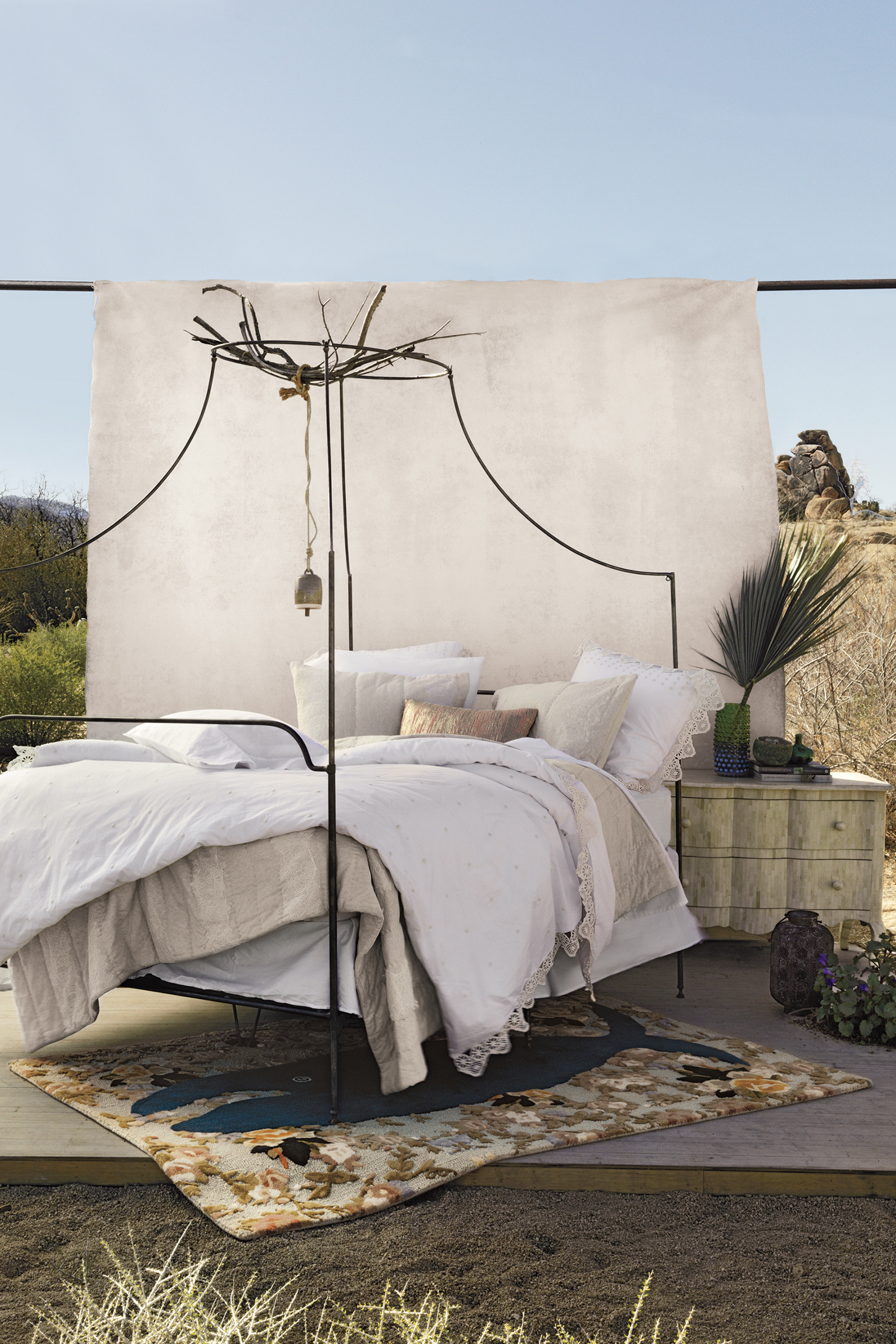 Campaign Canopy Bed Anthropologie