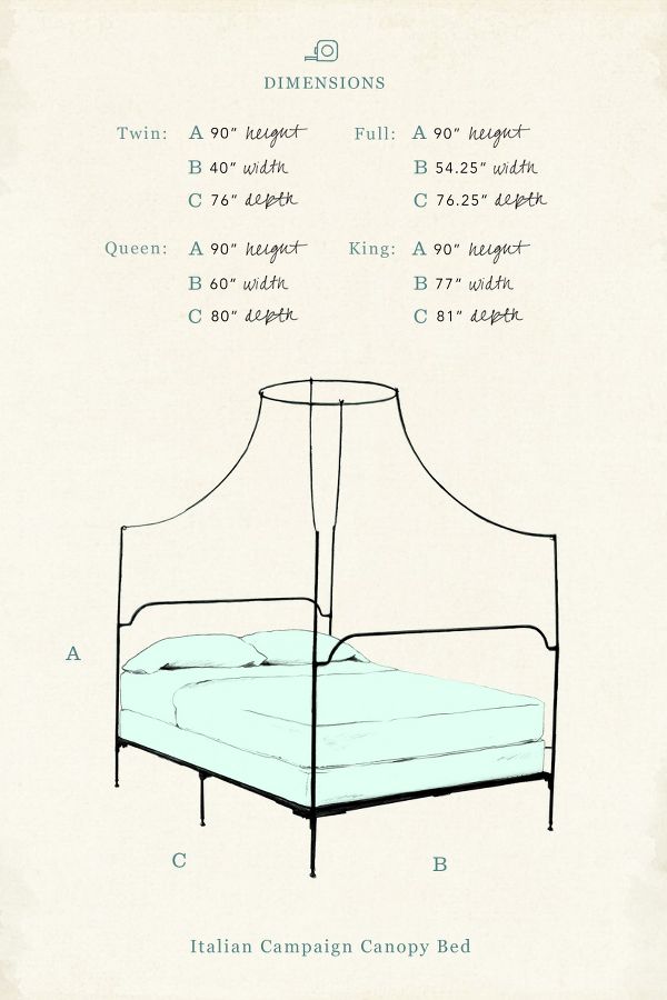 Campaign Canopy Bed | Anthropologie