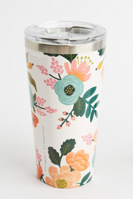 Rifle Paper Co. X Corkcicle 16 Oz. Tumbler By In White Size M ModeSens