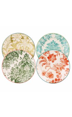 Wallpaper salad plates   Anthropologie