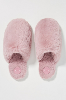 ANTHROPOLOGIE SADIE FAUX FUR SLIPPERS