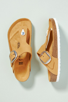 Birkenstock Women's Gizeh Big Buckle Thong Sandals In Yellow